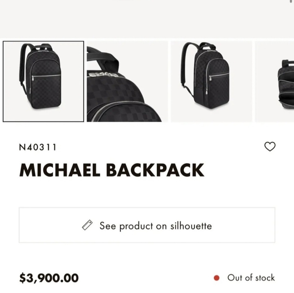 Authentic L.v backpack - Picture 8 of 10